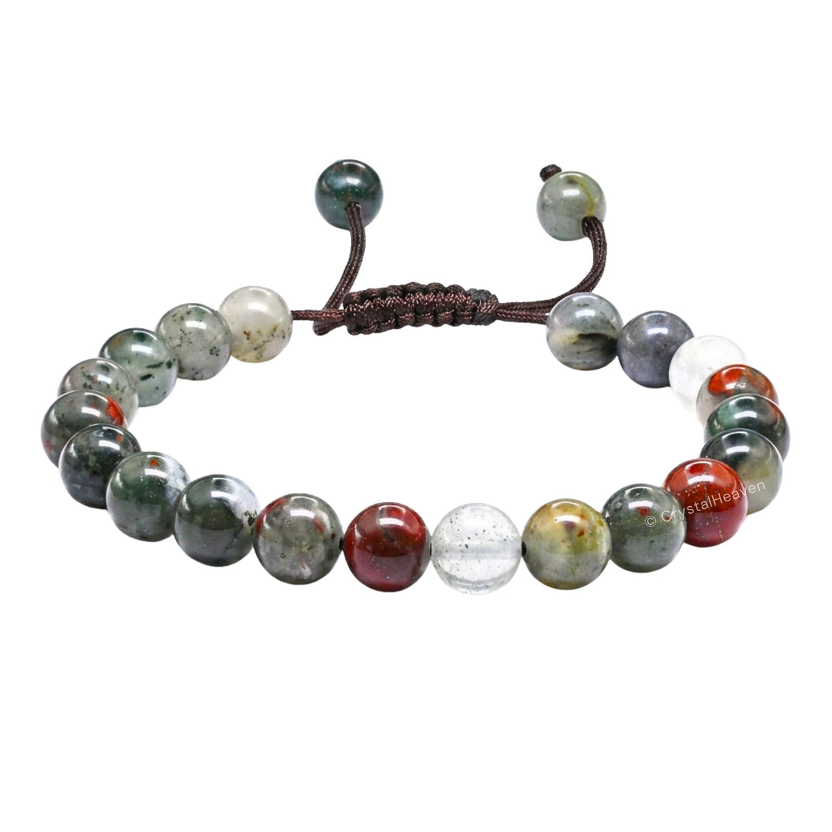 African Bloodstone Bracelet (Adjustable)