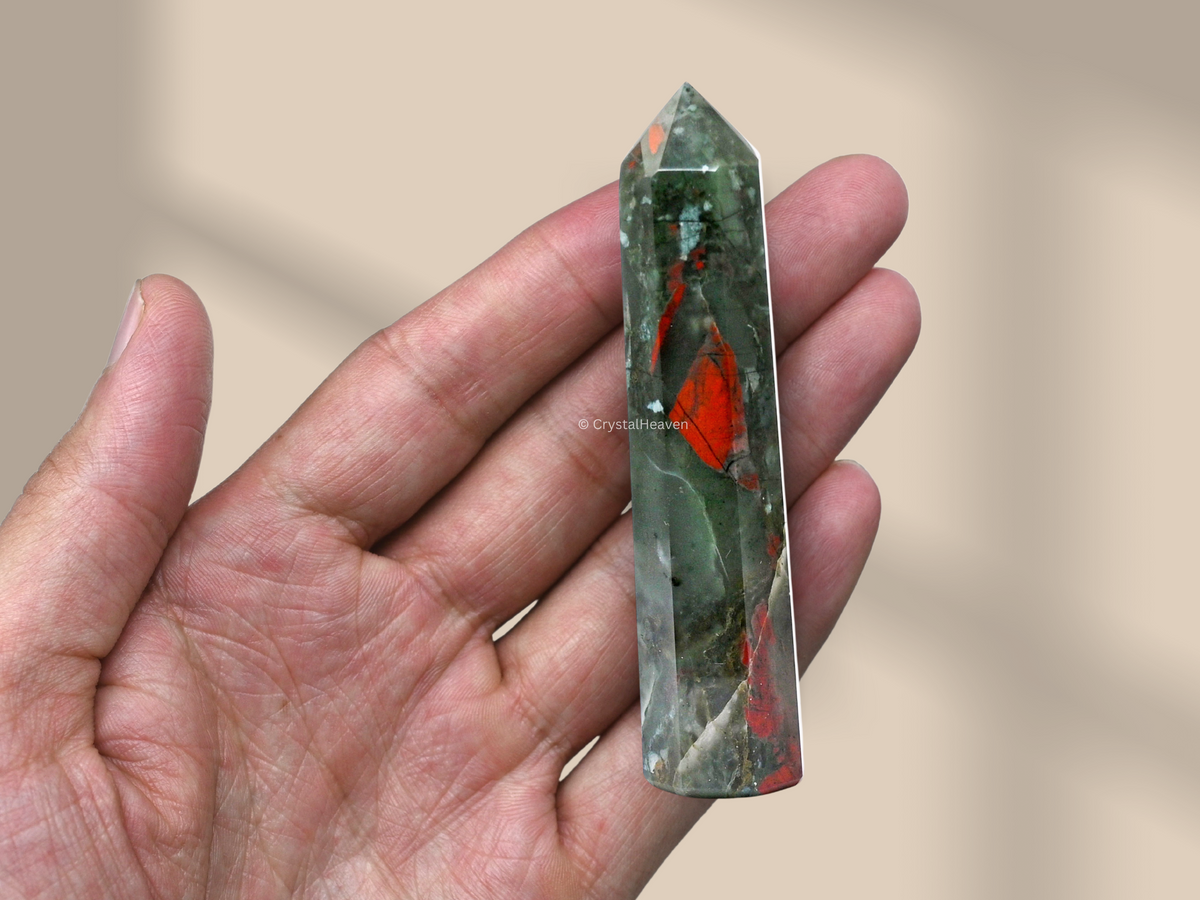 African Bloodstone Crystal Tower (2" to 3" inch) 