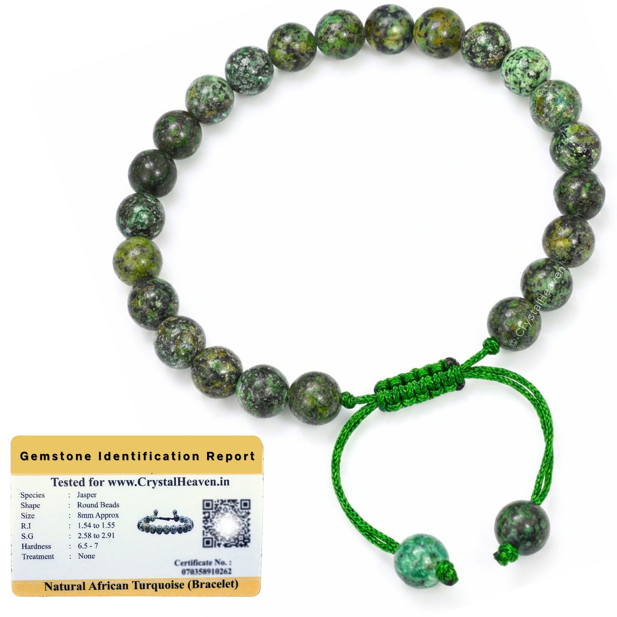 African Turquoise Bracelet (Adjustable)