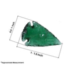 Mix Color Glass Arrowhead - 1" to 1.5" (10 Pieces)
