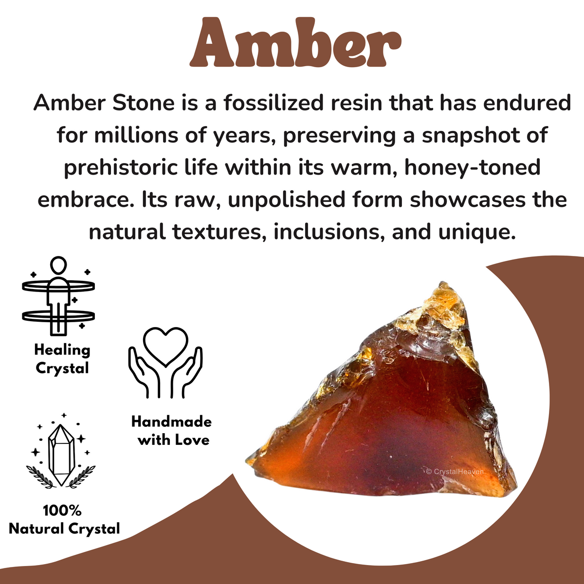 Raw Amber Crystals (1 Piece)