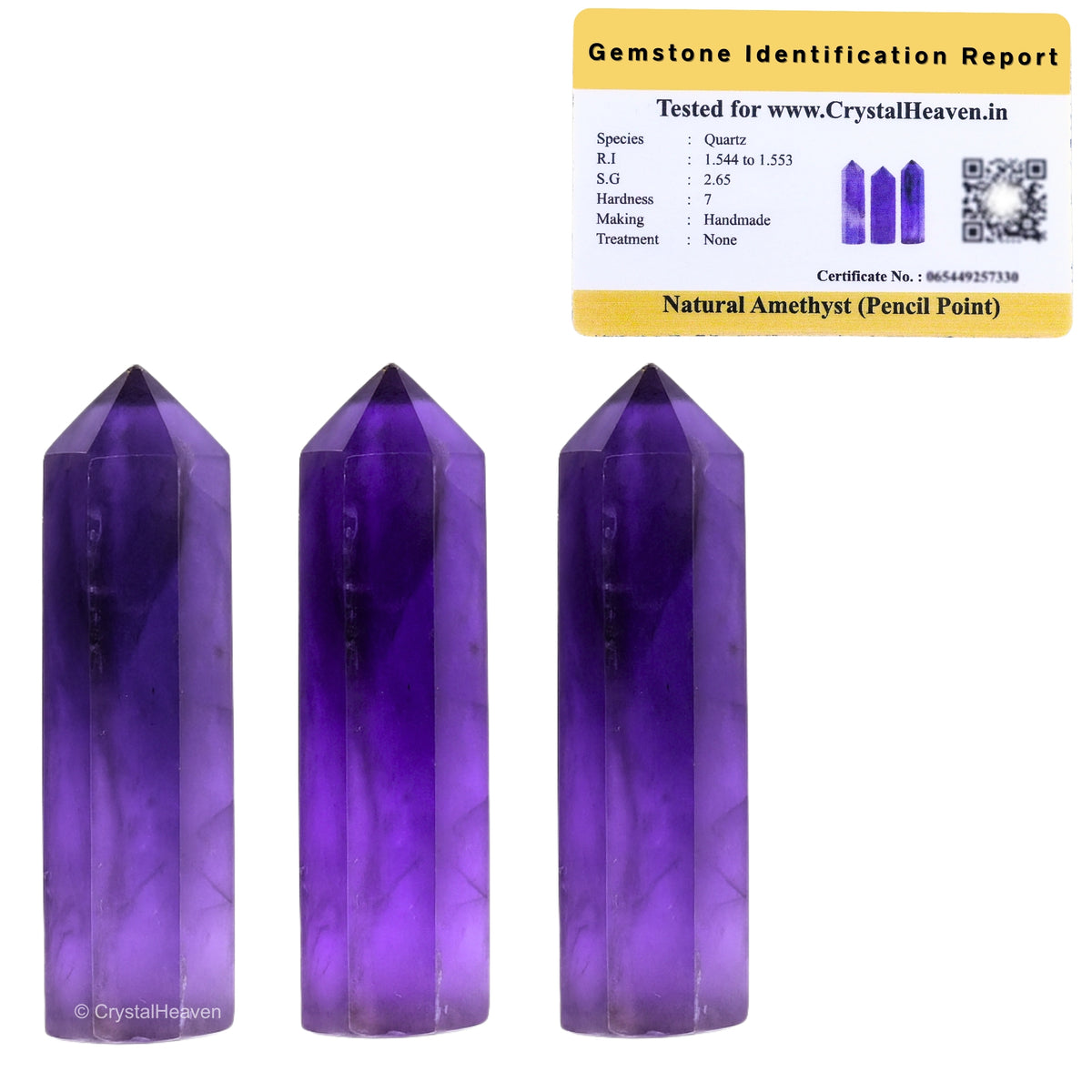 Amethyst Pencil Points (Set of 10)