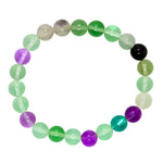 Multi Fluorite Bracelet (Elastic)