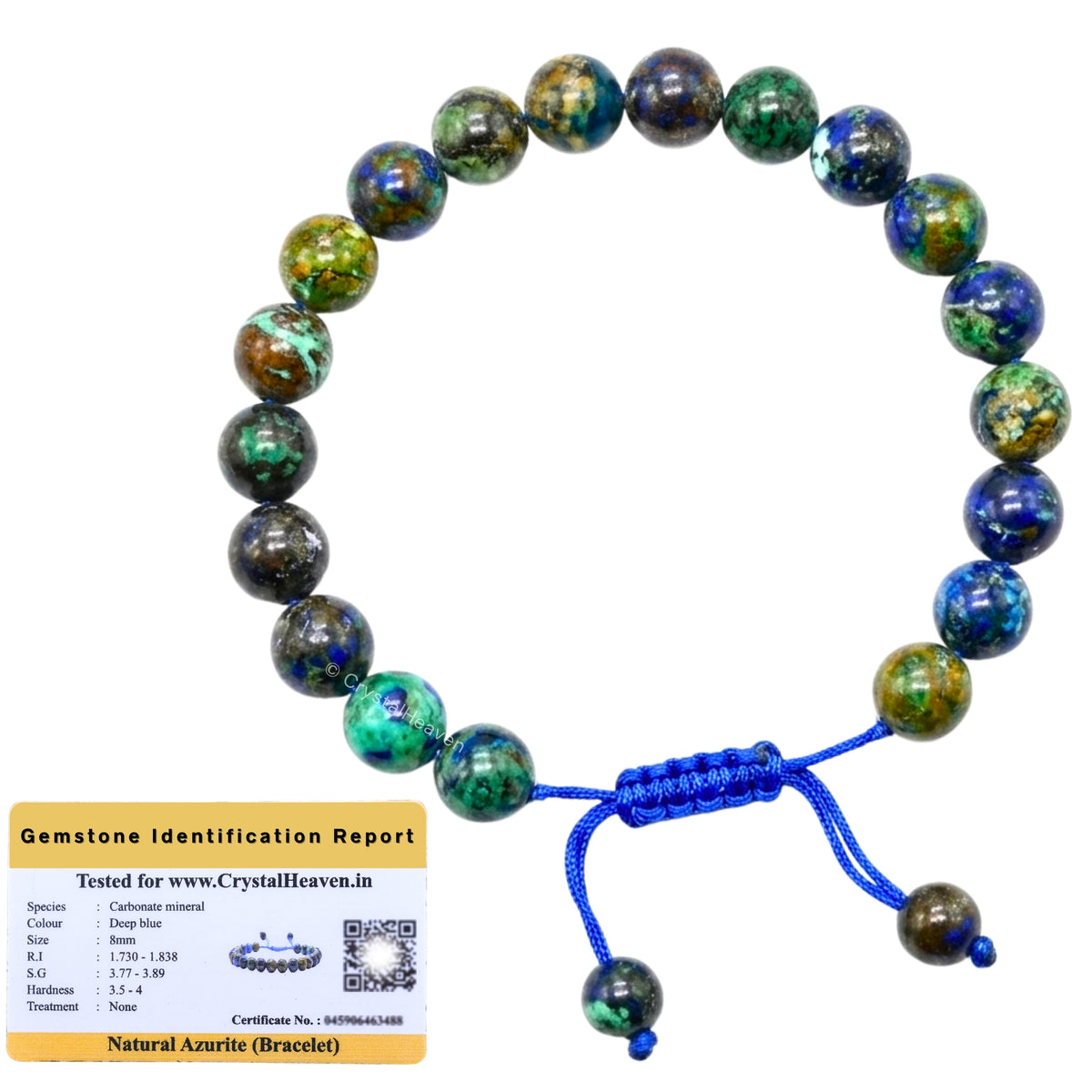 Azurite Bracelet (Adjustable)