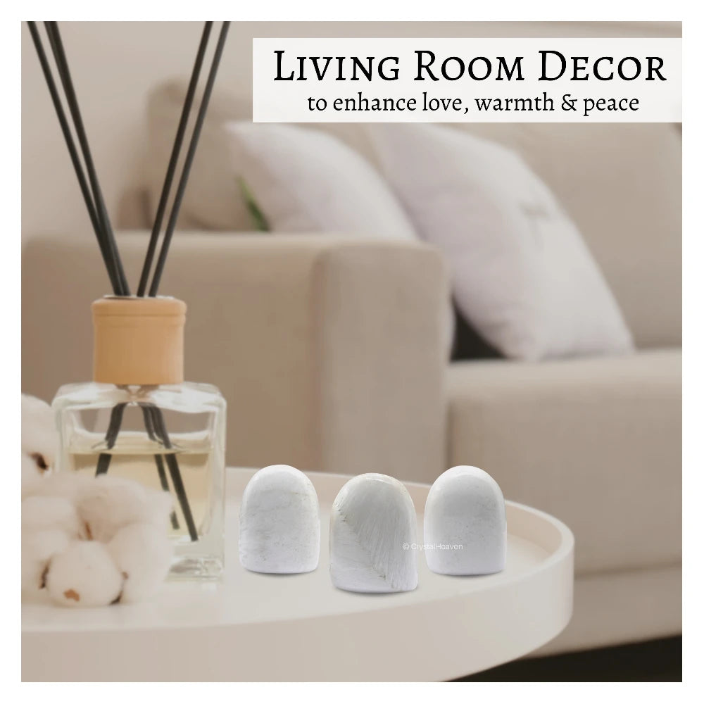 Scolecite Standing Palm Stone (Regular)