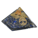 Lapis Lazuli Orogone Pyramid (Small Tree Of Life)