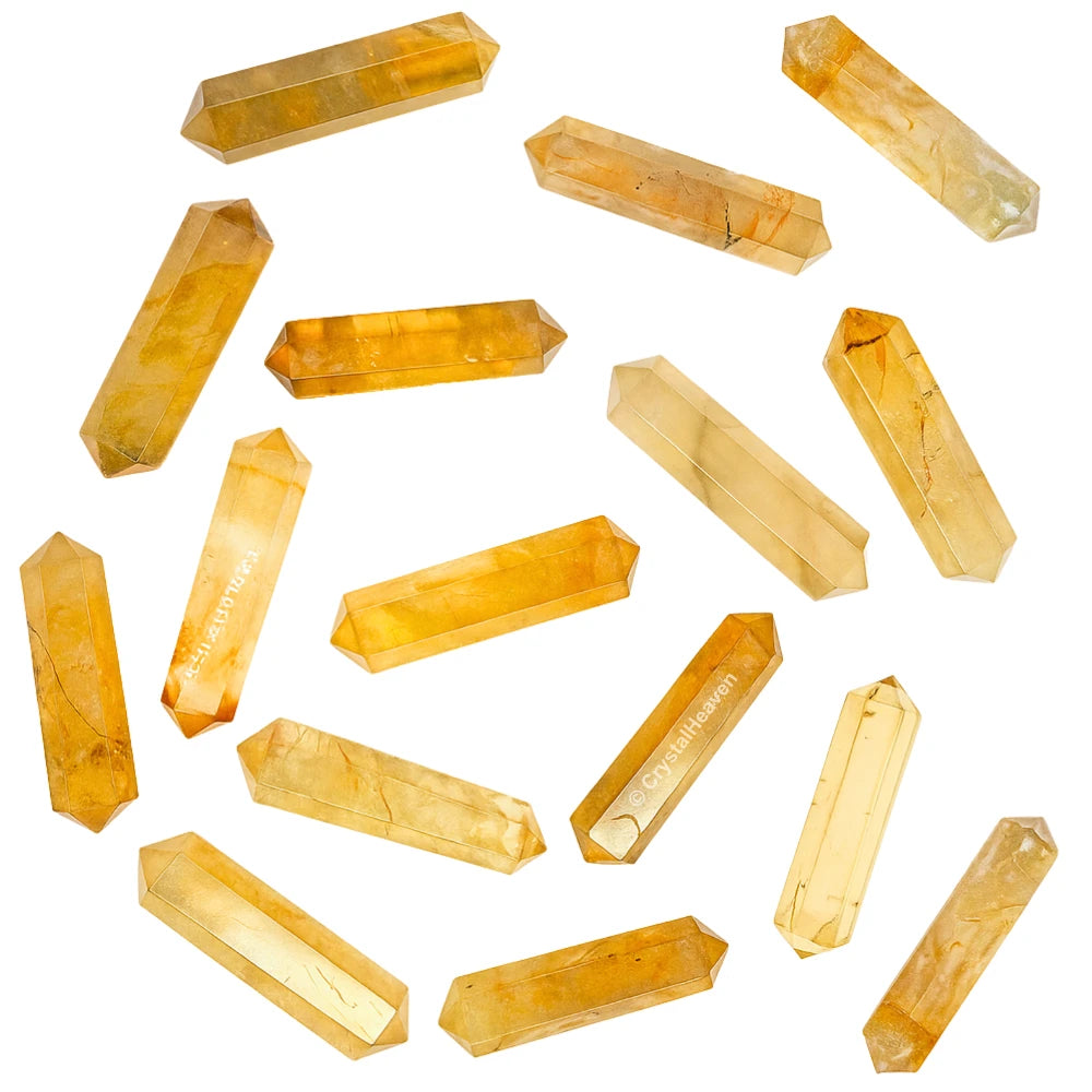Citrine Pencil Points (Double Terminated) (Set of 3)