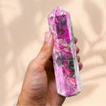 Large Cobalt Calcite Tower