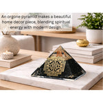 Shungite Orgone Pyramid (Shriyantra)