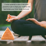Peach Moonstone Pyramid (1.5 Inch)