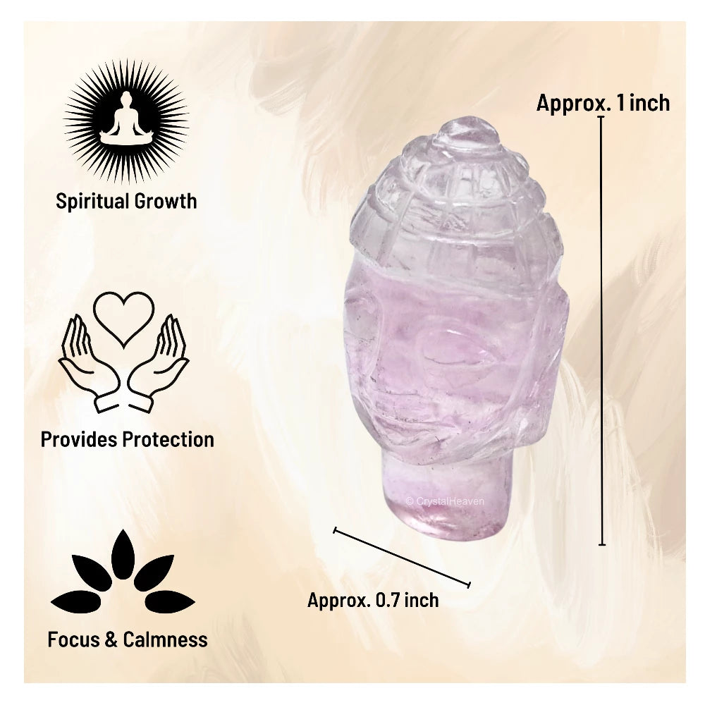 Fluorite Buddha Head