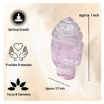 Fluorite Buddha Head