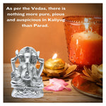 Ganesha Parad Idol (164 Gram, 2.5 Inch)
