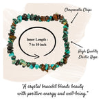 Chrysocolla Chips Bracelet