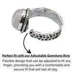 Clear Quartz Ring (Silver/Oval)
