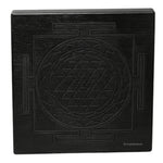 Ebony Wood Karungali Plate - Shree Yantra (3 Inch)
