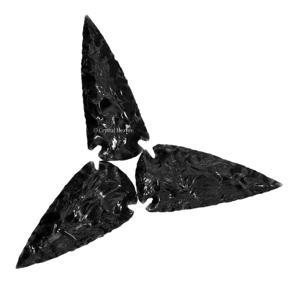 Black Obsidian Arrowhead - 2" to 3"