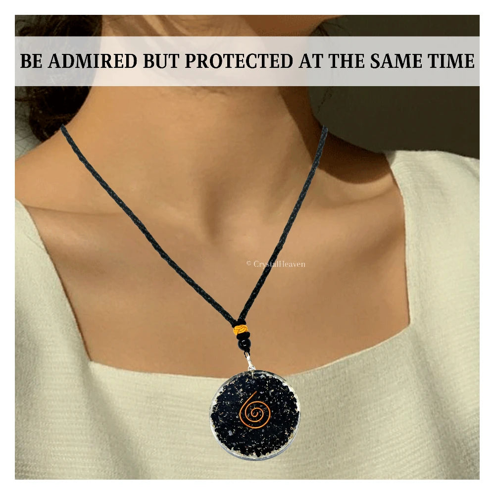 Shungite Necklace - Copper coil