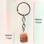 Sunstone Crystal Keychain (Tumbled)