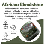 Tumbled African Bloodstone Stones (30 Gram)
