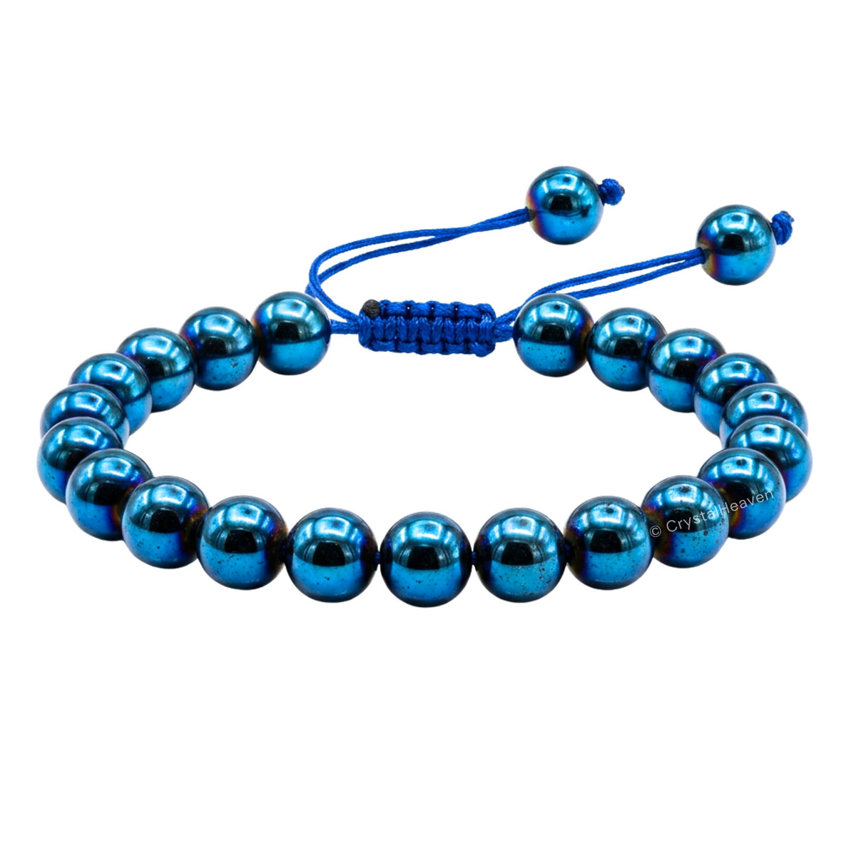 Blue Hematite Bracelet (Adjustable)