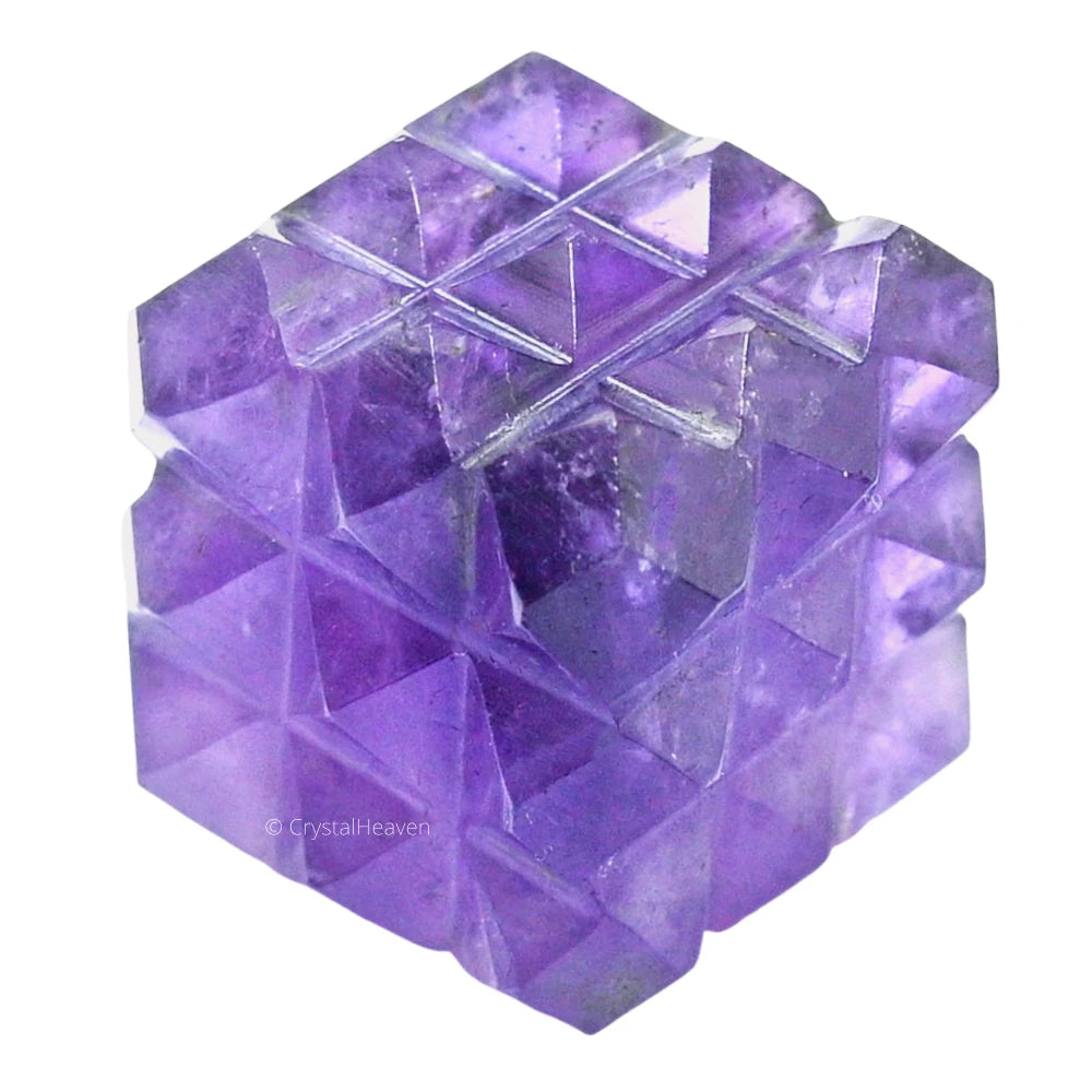 Amethyst 54 Pyramid Power Cube