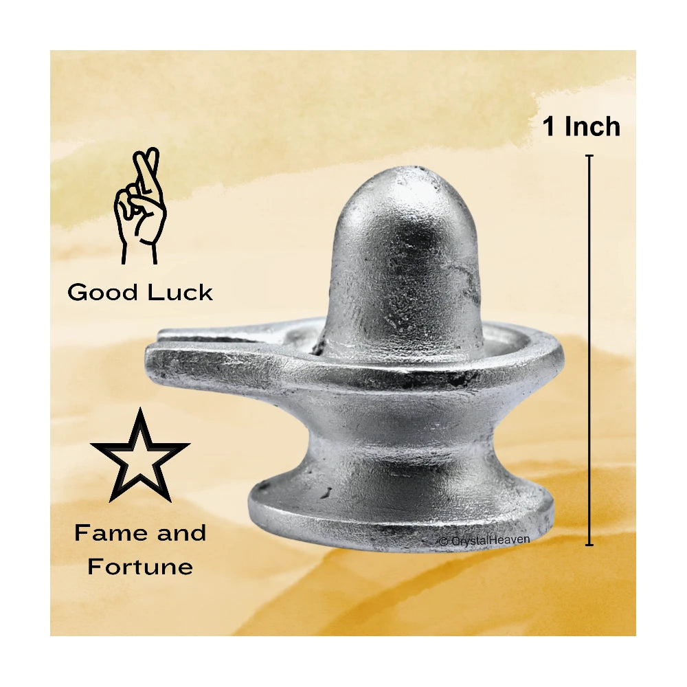 Shivling Parad Idol (24 Gram, 1 Inch)