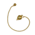 Metal Brass Pendulum - Gold Dome Cone (MP107)