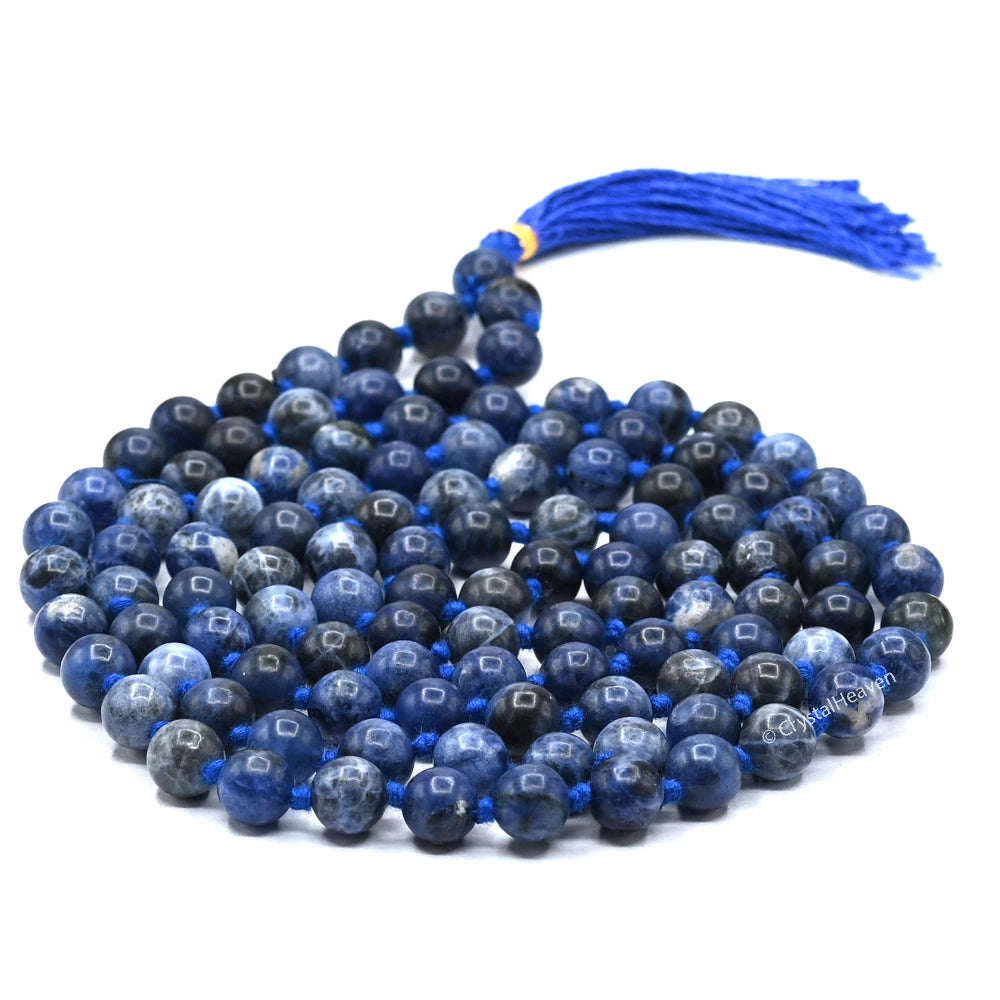 Sodalite Japa Mala (Hand Knotted)