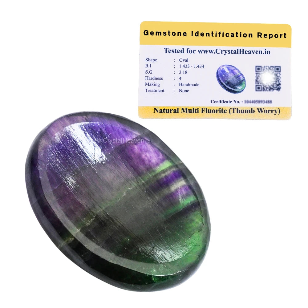 Fluorite Worry Stone