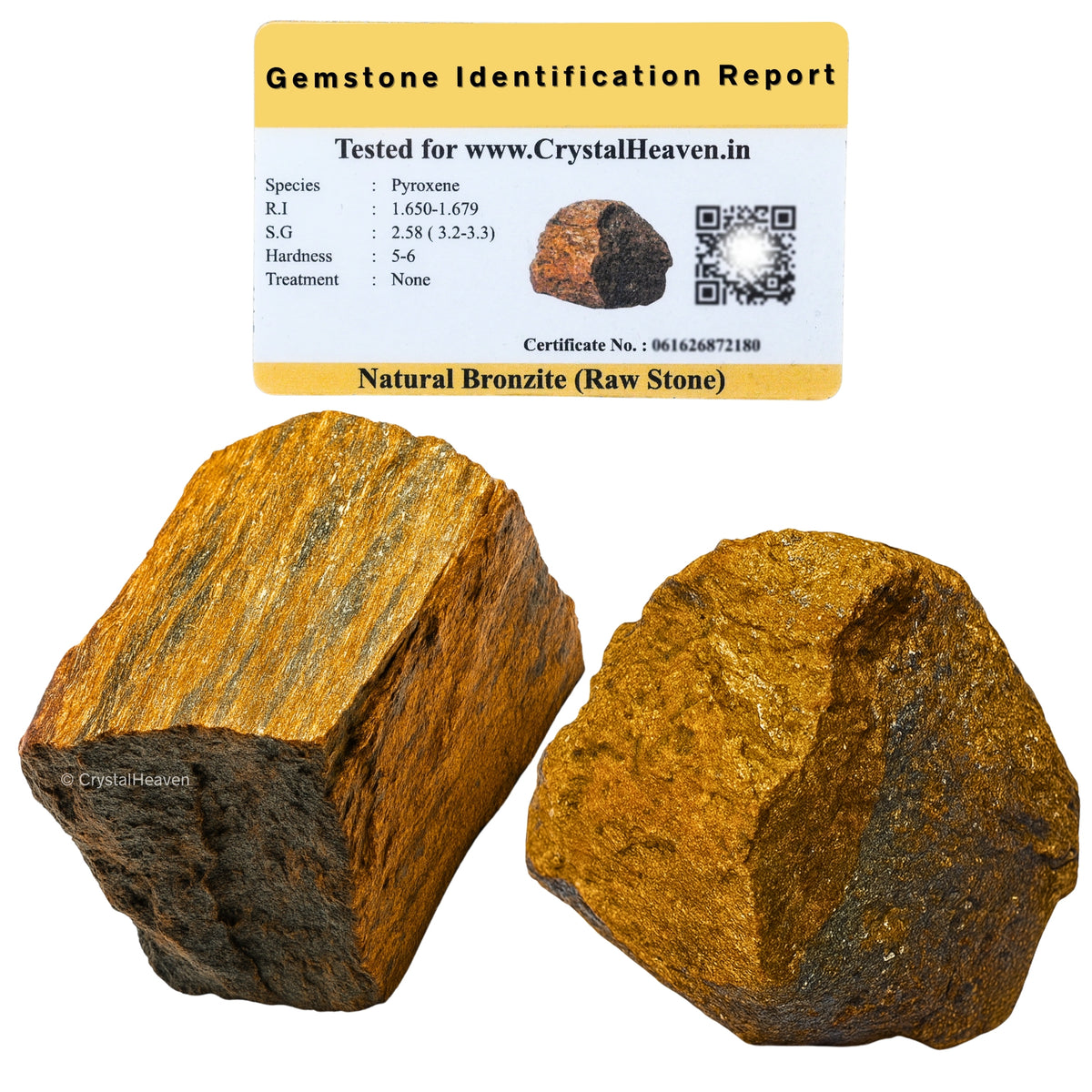 Raw Bronzite Crystals (1 Piece)