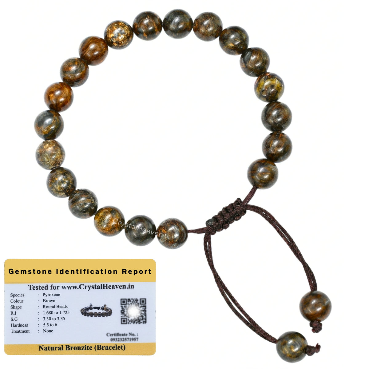 Bronzite Bracelet (Adjustable)