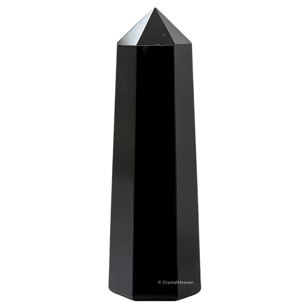 Large Black Tourmaline Tower