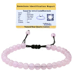 Rose Quartz Anklet (Without Knot)