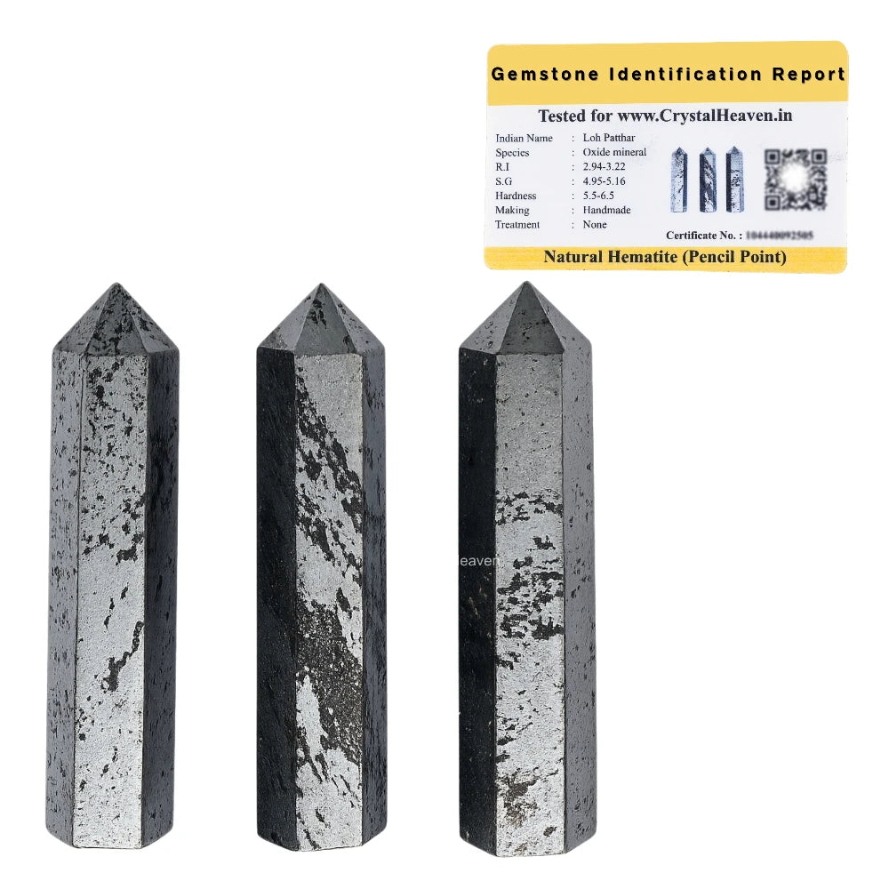 Hematite Pencil Points (Set of 3)