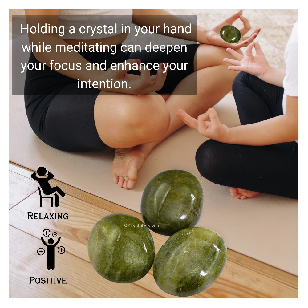 Vesuvianite Palm Stone