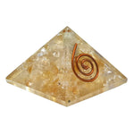 Citrine Orgone Pyramid - 30mm