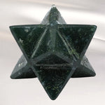 Moss Agate Crystal Merkaba (20-25 mm)