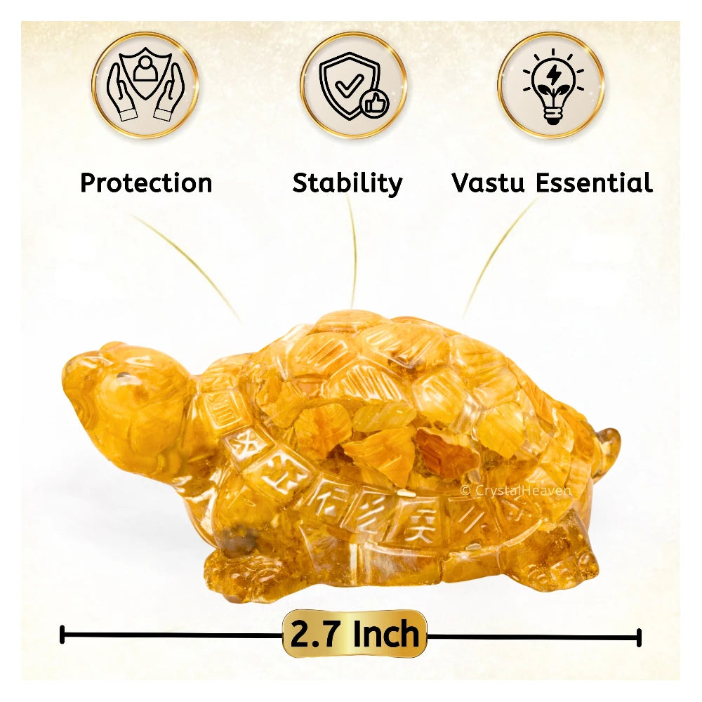Yellow Jasper Tortoise Kachhua