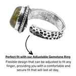Labradorite Ring (Silver/Oval)