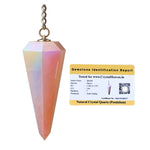 Angel Aura Rose Quartz Pendulum