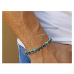 Chrysocolla Bracelet (Faceted-Stretchable)