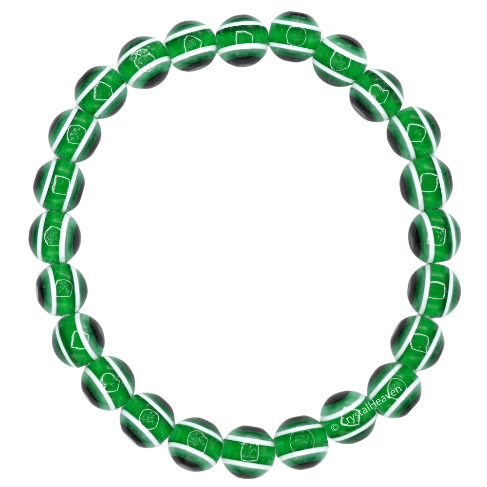 Dark Green Evil Eye Bracelet