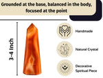 Carnelian Onyx Tower (2" to 3" inch) 