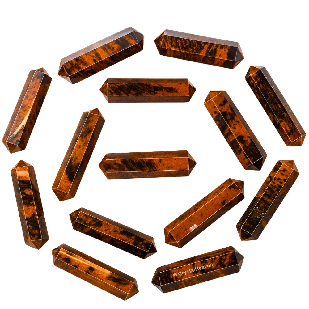 Mahogany Obsidian Pencil Points (Double Terminated) (Set of 10)