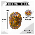 Fruit Jasper Palm Stone