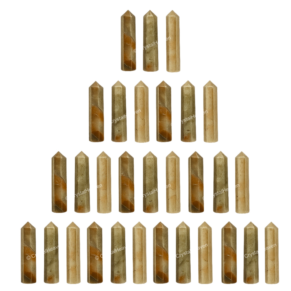 Chrysoberyl Cats Eye Pencil Points (Set of 3)