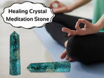 Chrysocolla  Crystal Tower (2" to 3" inch) 