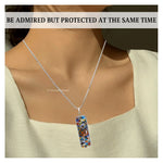 Mix Gemstone Crystal Orgone Pendant - Rectangle