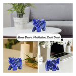 Lapis Lazuli Crystal Elephant